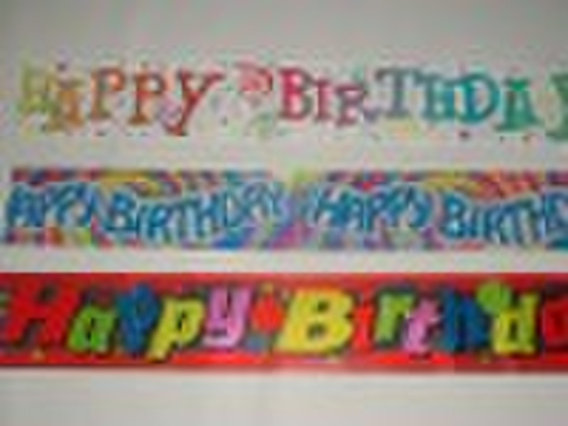 Party Banner und birthdany Banner