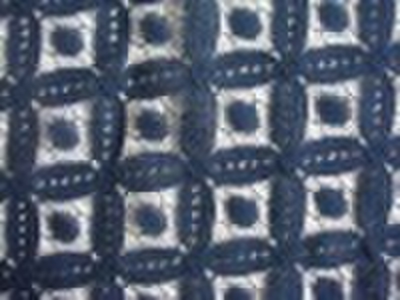cotton and polyester lace fabric