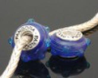 unique design Pandora style glass beads