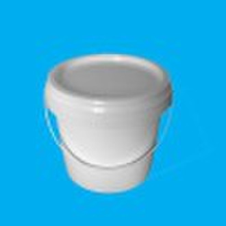 3L plastic round bucket wiht handle for paint