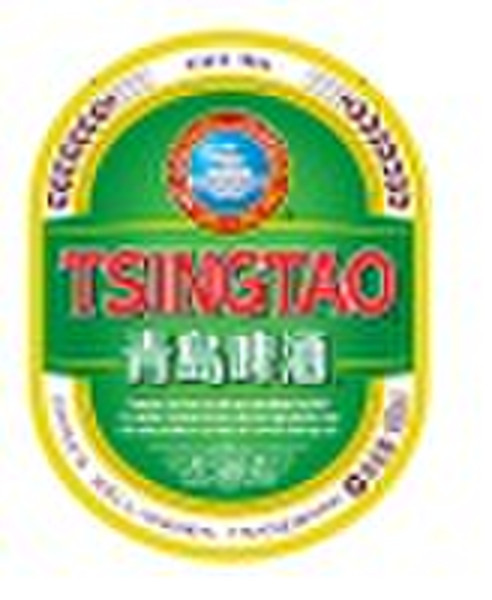 TSINGTAO beer label