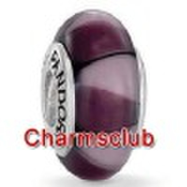 2011 new fashion pandora glass beads