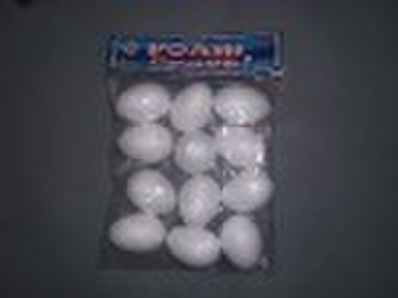 Styrofoam Eggs with Header Card
