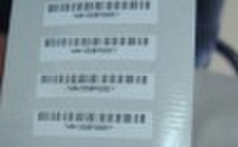 Kundenspezifische Barcode-Aufkleber