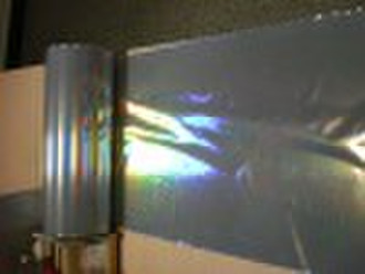 Metallized polyester hologram film for lamination