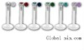 Bioflex labret body jewelry