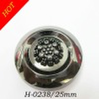 flower metal sewing button