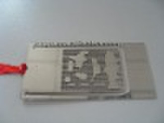 Photo etched bookmark