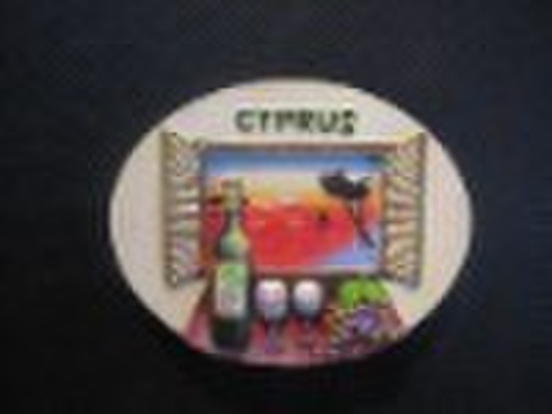 Resin refrigerator magnet