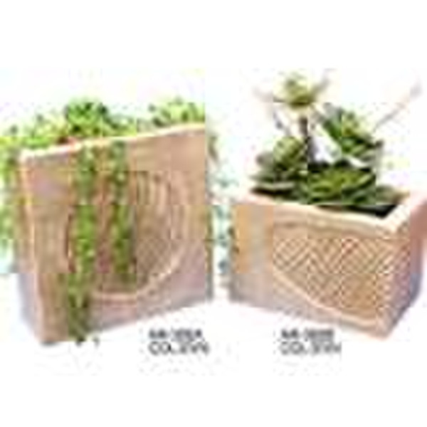 Flower Pot fiberglass poly resin crafts