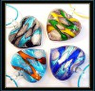 lampwork glass pendant