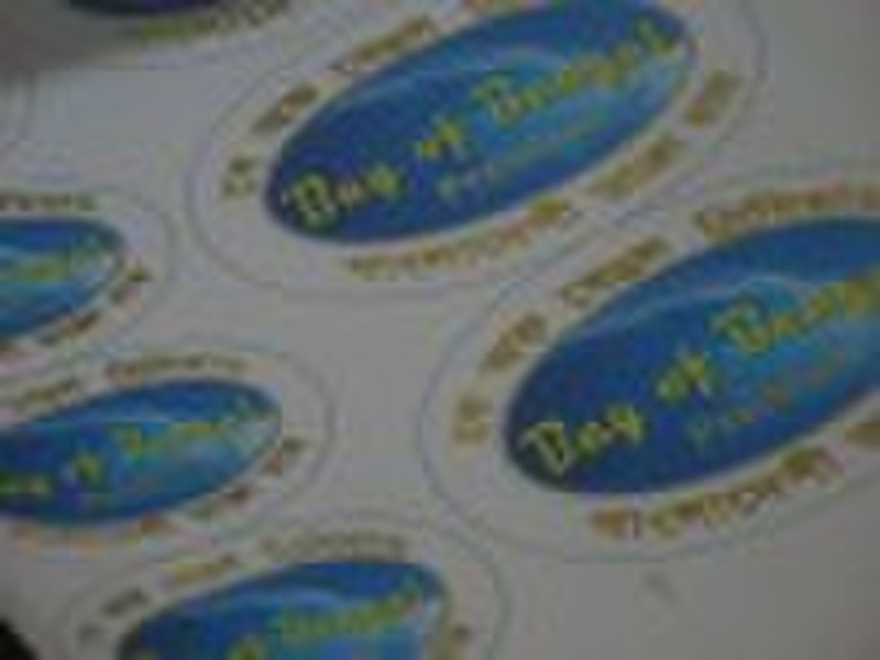 hot stamp transparent label