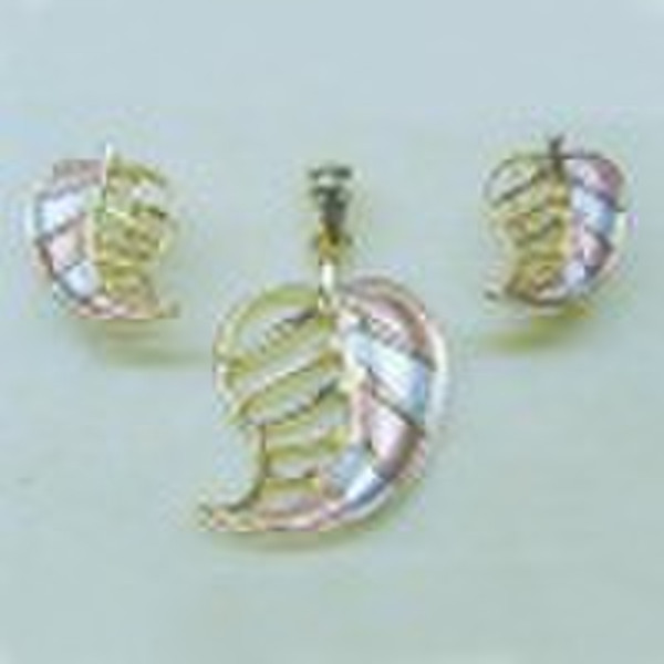 fashion alloy metal jewelry set