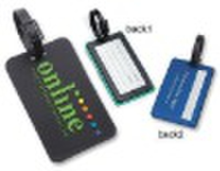 3d/2d custom soft pvc luggage tag,custom 3d/2d sof