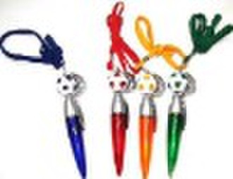 Plastikfußball Lanyard Kugelschreiber, Werbe-Kugelschreiber