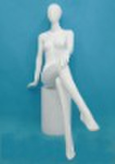 fiberglass sitting female mannequin