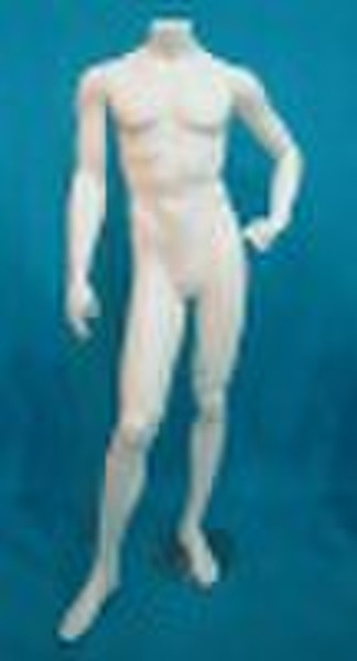 fiberglass headless male mannequin