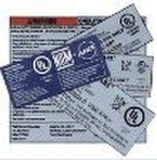 PVC labels