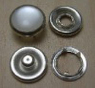 metal pearl snap button