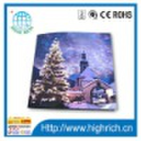 christmas greeting card with music