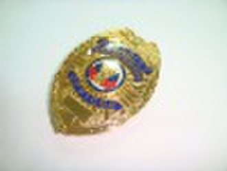 metal badge