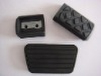 molded auto rubber pads/rubber bound matel