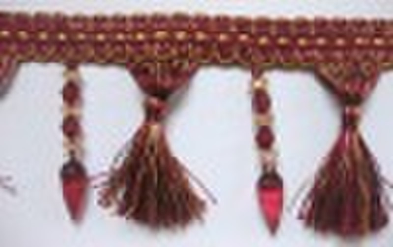 beaded tassel fringe