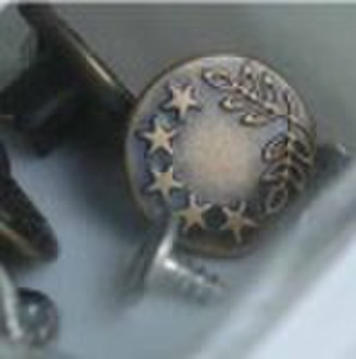 fashion jeans metal button