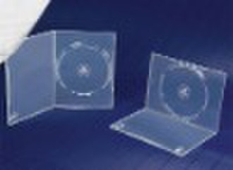 DVD case 14mm semi-clear single-smooth surface