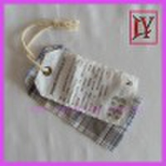 custom  fabric hang tags
