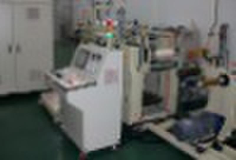 Web fed hot embossing machine