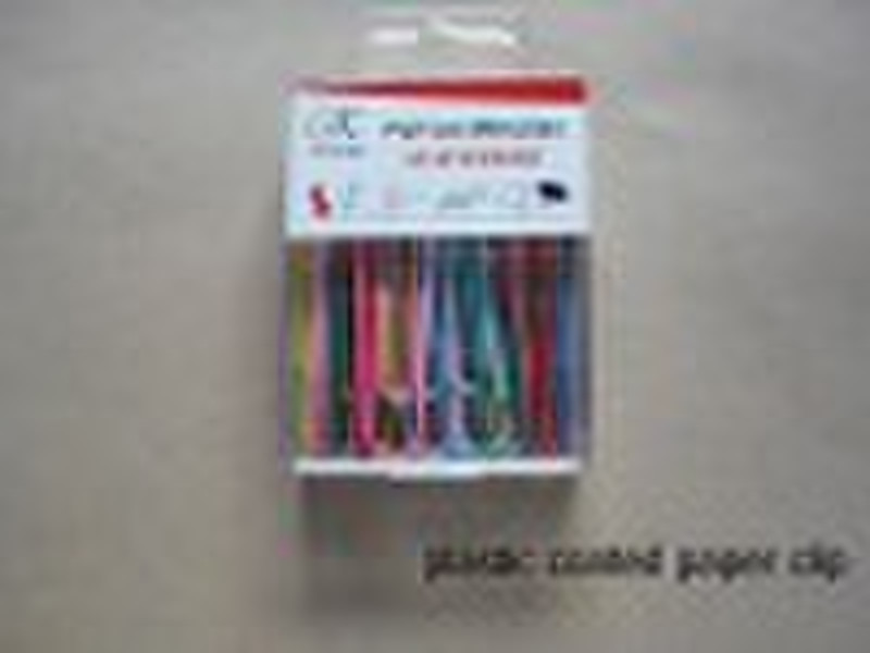 50pcs iron plastic coated 50mm paper clip