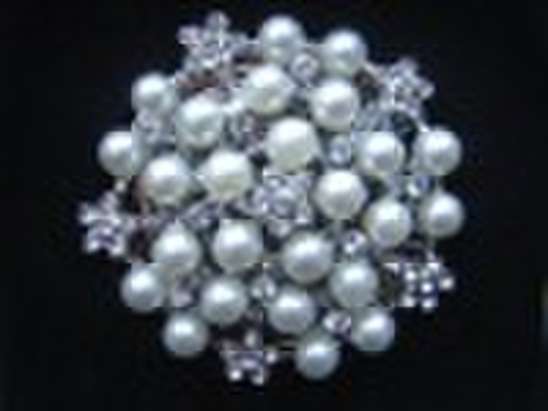 fashion folding bag hook  with beautiful pearl