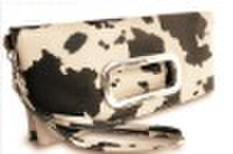 fashion animal print purse-cow print