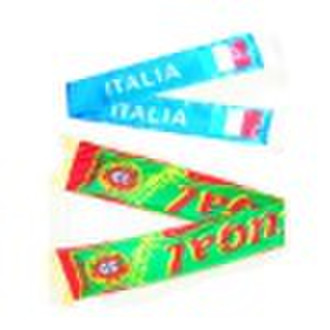 fashion and promotion satin football fan scarf