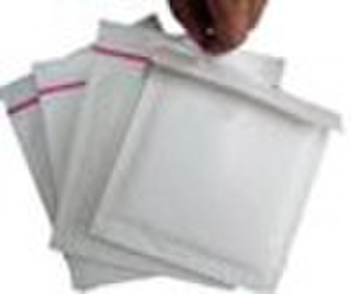 White bubble mailer