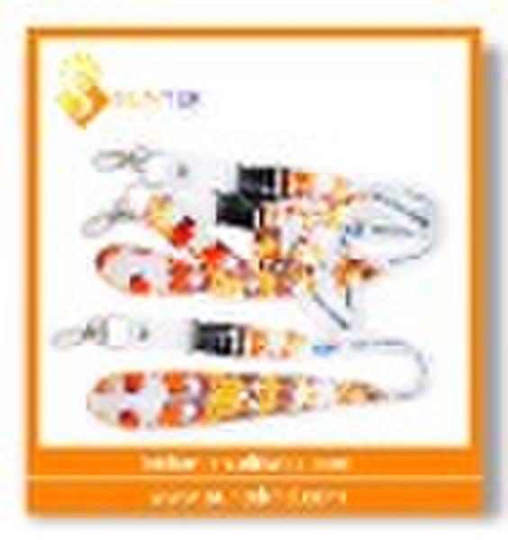 Heat transferring lanyard, Sublimation lanyard, Mo