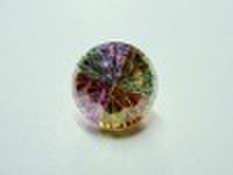 chrysanthemum multi-colors cubic zirconia/cz