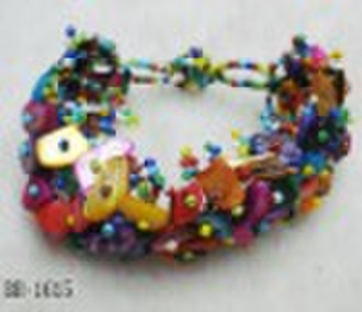 fashion handmade seed knitted bead bracelet