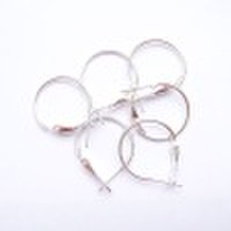 silver plated earring loop   ear decoration