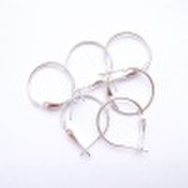 silver plated earring loop   ear decoration