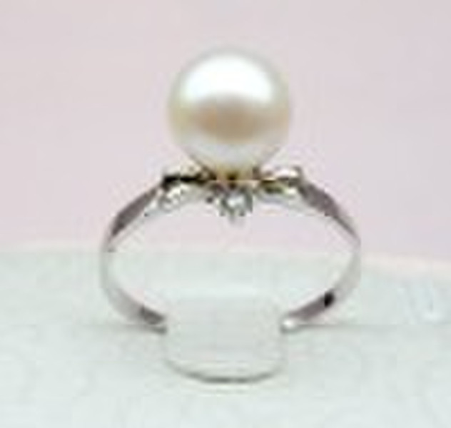 8.0mm AAA  seawater pearl ring