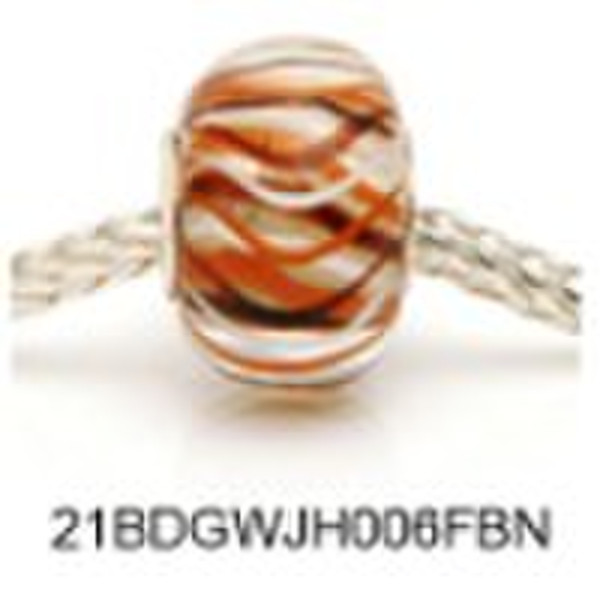 Silver Core Murano Bead 21BDGWJH006FPE