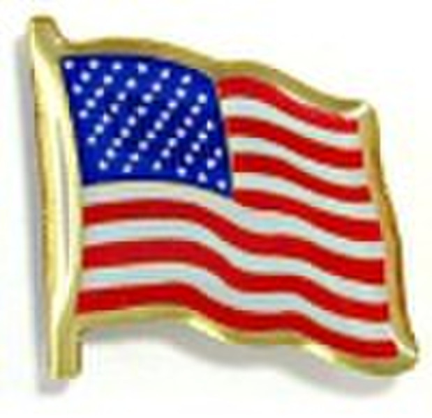 Flag lapel pin