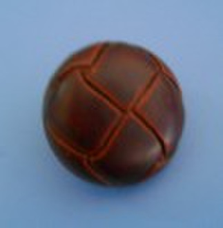 Leather Effect ABS Button