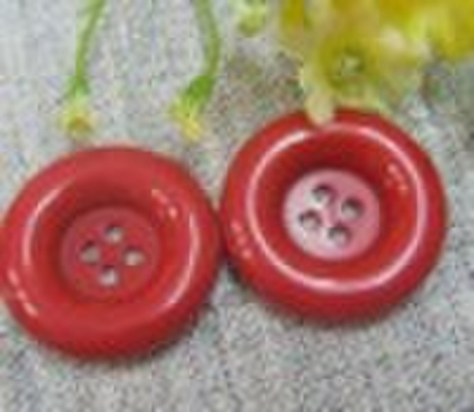 polyester button  resin button