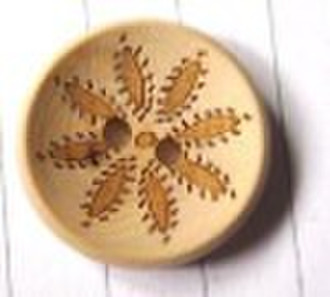 wooden button