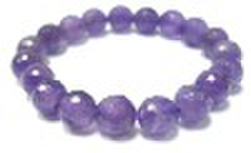 bracelet in faceted Amethyst