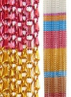 Door curtain- aluminium double  hooks layered colo