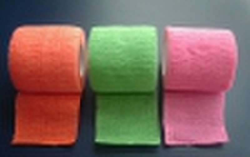 Latex free Non-woven cohesive bandage (neon colour